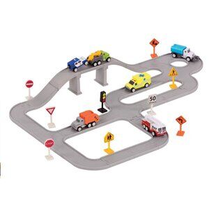 DRIVEN by Battat Pocket Series- Safe & Clean City Crew 57pcs Set (2-pack bundle)